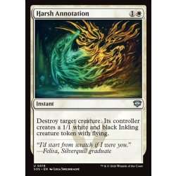 画像1: 【ENG】辛辣な注釈/Harsh Annotation[MTG_SOS_0018_U]
