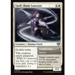 画像1: 【ENG】羽ペン剣の桂冠詩人/Quill-Blade Laureate[MTG_SOS_0027_U]