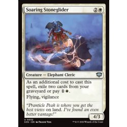画像1: 【ENG】舞い上がる象石滑空師/Soaring Stoneglider[MTG_SOS_0032_U]