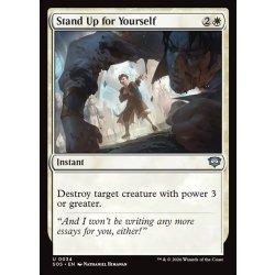 画像1: 【ENG】己の為に立ち向かえ/Stand Up for Yourself[MTG_SOS_0034_U]