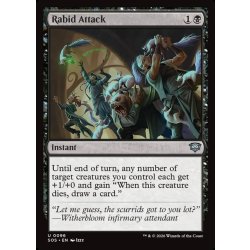 画像1: 【ENG】狂暴な攻撃/Rabid Attack[MTG_SOS_0096_U]