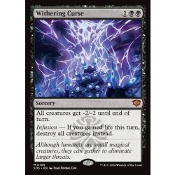 画像1: 【ENG】萎縮の呪い/Withering Curse[MTG_SOS_0105_M]