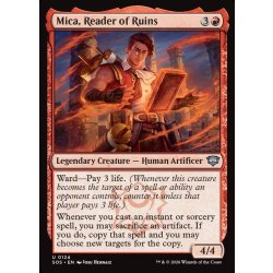 画像1: 【ENG】遺跡読解者、マイカ/Mica, Reader of Ruins[MTG_SOS_0124_U]