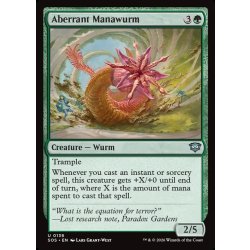 画像1: 【ENG】異形のマナワーム/Aberrant Manawurm[MTG_SOS_0138_U]