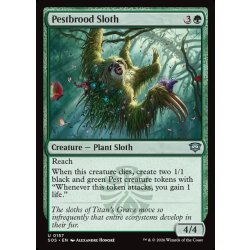 画像1: 【ENG】害獣育てのナマケモノ/Pestbrood Sloth[MTG_SOS_0157_U]