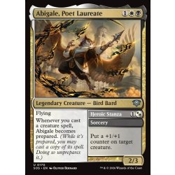 画像1: 【ENG】桂冠詩人、アビゲール/Abigale, Poet Laureate[MTG_SOS_0170_U]