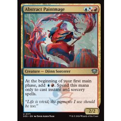 画像1: 【ENG】抽象の描画魔道士/Abstract Paintmage[MTG_SOS_0171_U]