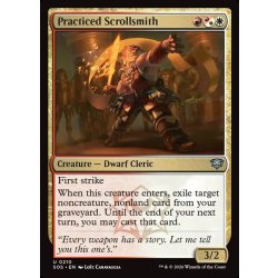 画像1: 【ENG】熟練の巻物職人/Practiced Scrollsmith[MTG_SOS_0210_U]