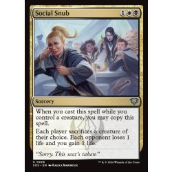 画像1: 【ENG】冷遇/Social Snub[MTG_SOS_0228_U]