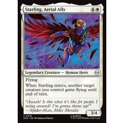 画像1: 【ENG】空の援軍、スターリング/Starling, Aerial Ally[MTG_SPM_0018_C]