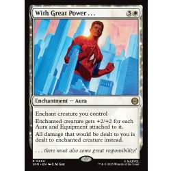 画像1: 【ENG】大いなる力には……/With Great Power...[MTG_SPM_0024_R]