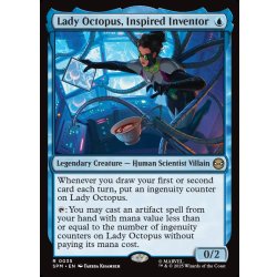 画像1: 【ENG】傑出した発明家、レディ・オクトパス/Lady Octopus, Inspired Inventor[MTG_SPM_0035_R]
