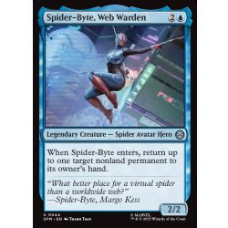 画像1: 【ENG】ウェブの番人、スパイダーバイト/Spider-Byte, Web Warden[MTG_SPM_0044_U]