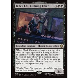 画像1: 【ENG】狡猾な怪盗、ブラックキャット/Black Cat, Cunning Thief[MTG_SPM_0052_R]