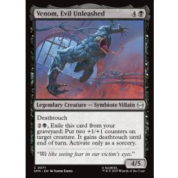画像1: 【ENG】解き放たれた邪悪、ヴェノム/Venom, Evil Unleashed[MTG_SPM_0071_C]
