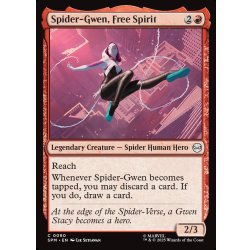 画像1: 【ENG】自由人、スパイダー・グウェン/Spider-Gwen, Free Spirit[MTG_SPM_0090_C]