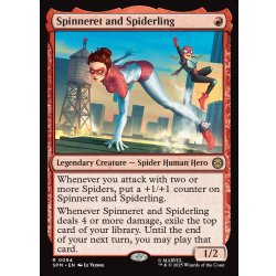 画像1: 【ENG】スピナレットとスパイダリング/Spinneret and Spiderling[MTG_SPM_0094_R]