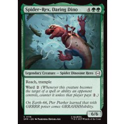 画像1: 【ENG】果敢な恐竜、スパイダーレックス/Spider-Rex, Daring Dino[MTG_SPM_0116_C]