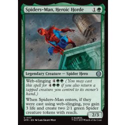 画像1: 【ENG】英雄的大群、スパイダーマン/Spiders-Man, Heroic Horde[MTG_SPM_0117_U]