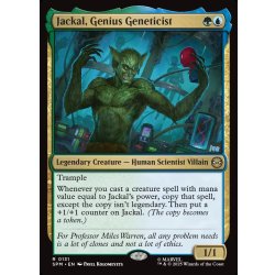 画像1: 【ENG】天才遺伝学者、ジャッカル/Jackal, Genius Geneticist[MTG_SPM_0131_R]