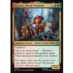 画像1: 【ENG】高慢な襲撃者、クレイヴン/Kraven, Proud Predator[MTG_SPM_0132_U]