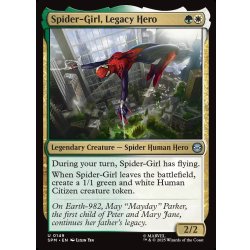 画像1: 【ENG】力受け継ぎしヒーロー、スパイダーガール/Spider-Girl, Legacy Hero[MTG_SPM_0149_U]