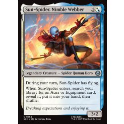 画像1: 【ENG】敏捷な糸使い、サン・スパイダー/Sun-Spider, Nimble Webber[MTG_SPM_0154_U]