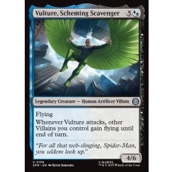 画像1: 【ENG】策謀の始末人、ヴァルチャー/Vulture, Scheming Scavenger[MTG_SPM_0158_U]