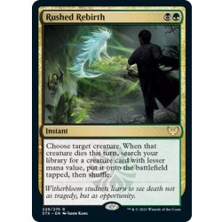 画像1: 【ENG】大急ぎの再誕/Rushed Rebirth[MTG_STX_228R]