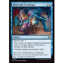 画像1: 【ENG】川歩の技/Riverwalk Technique[MTG_TDM_0054_C]