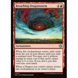 画像1: 【ENG】破断するドラゴンの嵐/Breaching Dragonstorm [MTG_TDM_0101_U]