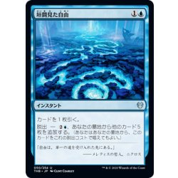 画像1: 【JPN】垣間見た自由/Glimpse of Freedom[MTG_THB_050U]