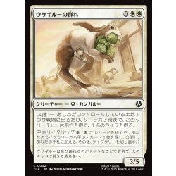画像1: 【JPN】ウサギルーの群れ/Rabaroo Troop[MTG_TLA_0032_C]
