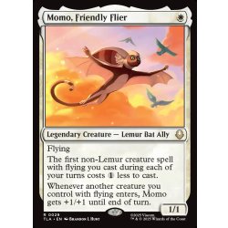 画像1: 【ENG】空飛ぶ友だち、モモ/Momo, Friendly Flier[MTG_TLA_0029_R]