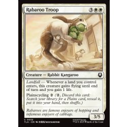 画像1: 【ENG】ウサギルーの群れ/Rabaroo Troop[MTG_TLA_0032_C]