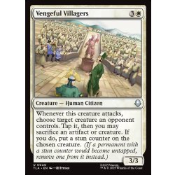 画像1: 【ENG】復讐心に燃えた村人/Vengeful Villagers[MTG_TLA_0040_U]