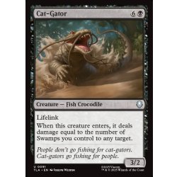 画像1: 【ENG】ナマズワニ/Cat-Gator[MTG_TLA_0091_U]