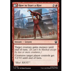 画像1: 【ENG】暴動の起こし方/How to Start a Riot[MTG_TLA_0140_C]