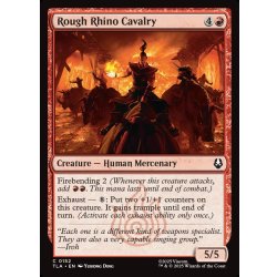 画像1: 【ENG】荒サイ騎兵隊/Rough Rhino Cavalry[MTG_TLA_0152_C]
