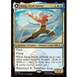 画像1: 【ENG】素早き救済者、アン/大海の憤怒、アンとラー/Aang, Swift Savior/Aang and La, Ocean's Fury[MTG_TLA_0204_R]