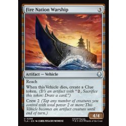 画像1: 【ENG】火の国の軍船/Fire Nation Warship[MTG_TLA_0256_U]