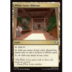 画像1: 【ENG】白蓮会の隠れ家/White Lotus Hideout[MTG_TLA_0281_U]