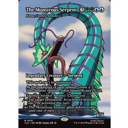 画像1: 【ENG】大蛇(星界の大蛇、コーマ)/The Monstrous Serpent(Koma, Cosmos Serpent)[MTG_TLE_0051_M]