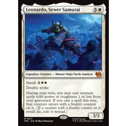 画像1: 【ENG】下水道侍、レオナルド/Leonardo, Sewer Samurai[MTG_TMT_0017_M]