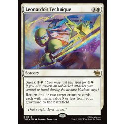 画像1: 【ENG】レオナルドの奥義/Leonardo's Technique[MTG_TMT_0018_R]