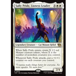 画像1: 【ENG】ライオンクイーン、サリー・プライド/Sally Pride, Lioness Leader[MTG_TMT_0024_R]