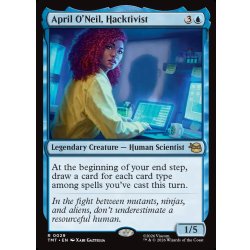 画像1: 【ENG】ハクティビスト、エイプリル・オニール/April O'Neil, Hacktivist[MTG_TMT_0029_R]