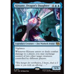 画像1: 【ENG】ドラゴンの娘、キツネ/Kitsune, Dragon's Daughter[MTG_TMT_0041_R]