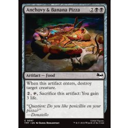 画像1: 【ENG】アンチョビとバナナのピザ/Anchovy & Banana Pizza[MTG_TMT_0057_C]