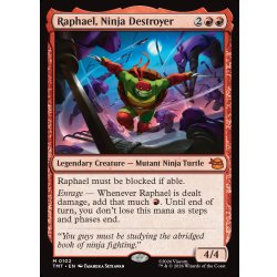 画像1: 【ENG】破壊のニンジャ、ラファエロ/Raphael, Ninja Destroyer[MTG_TMT_0102_M]